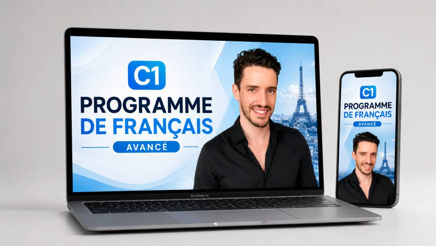 Le Programme de Français C1 sur ordinateur et téléphone